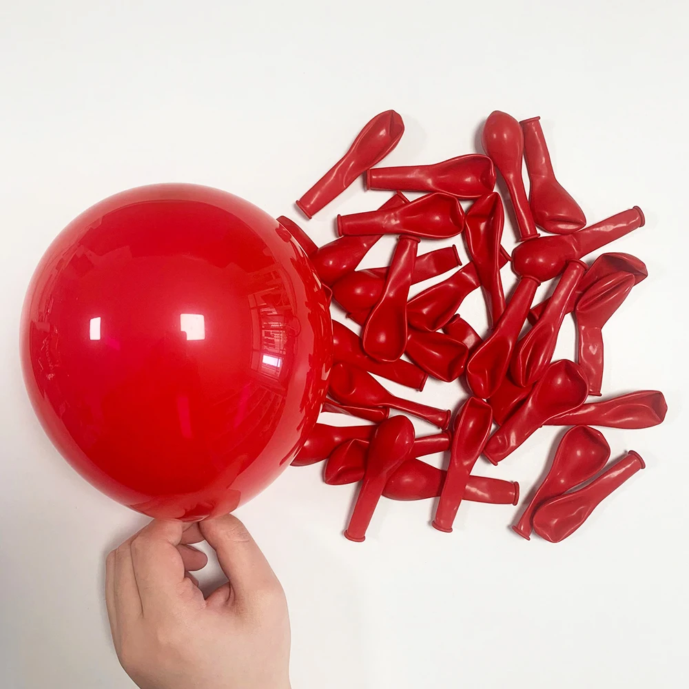 1Set Red Balloon Arch Kit Garland Metallic Gold Confetti Latex Balloons Birthday Bridal Baby Shower Party Wedding Decorations