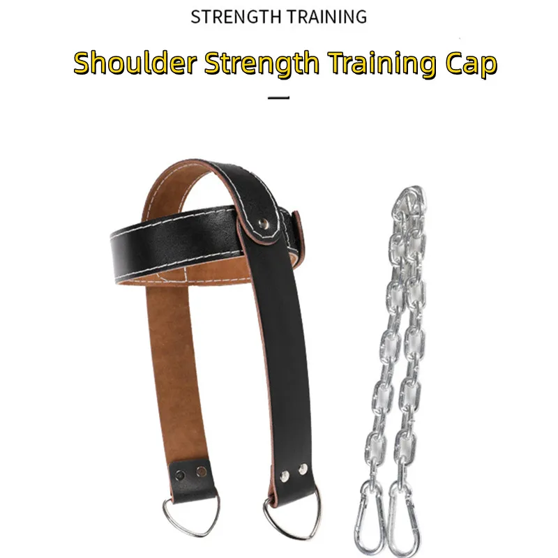 Head Neck Training Head Harness Adjustable Neck Strength Training Cap Gym Fitness Strengh Exercise Strap Weight Bearing Cap