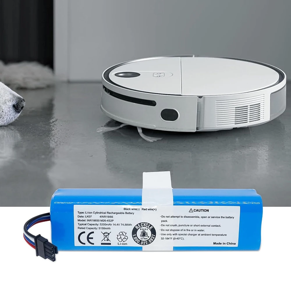 

Литий-ионный 14,4 В 14,8 В сменный аккумулятор 5200 мАч для Eufy Robovac L70 Hybrid L10 T2190 T2190G21 Запчасти для пылесоса