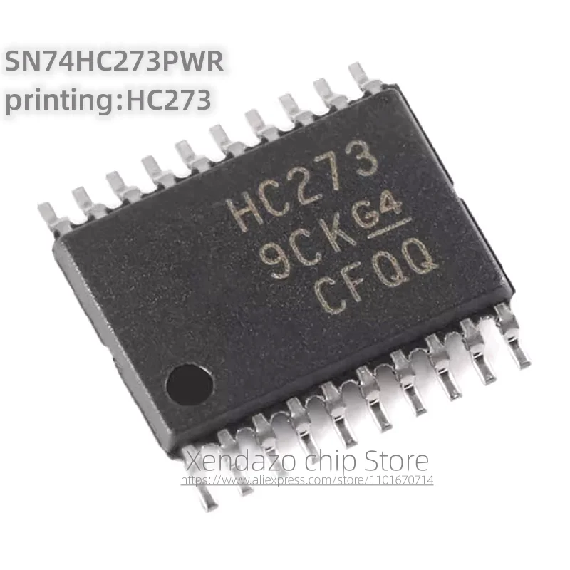 10pcs/lot SN74HC273PWR printing HC273 TSSOP-20 package Original genuine Eight channel D-type trigger chip