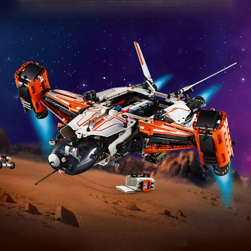 Technische Serie Space Heavy Transport Raumschiff Modell Baustein Ziegel Spielzeug Kinder für