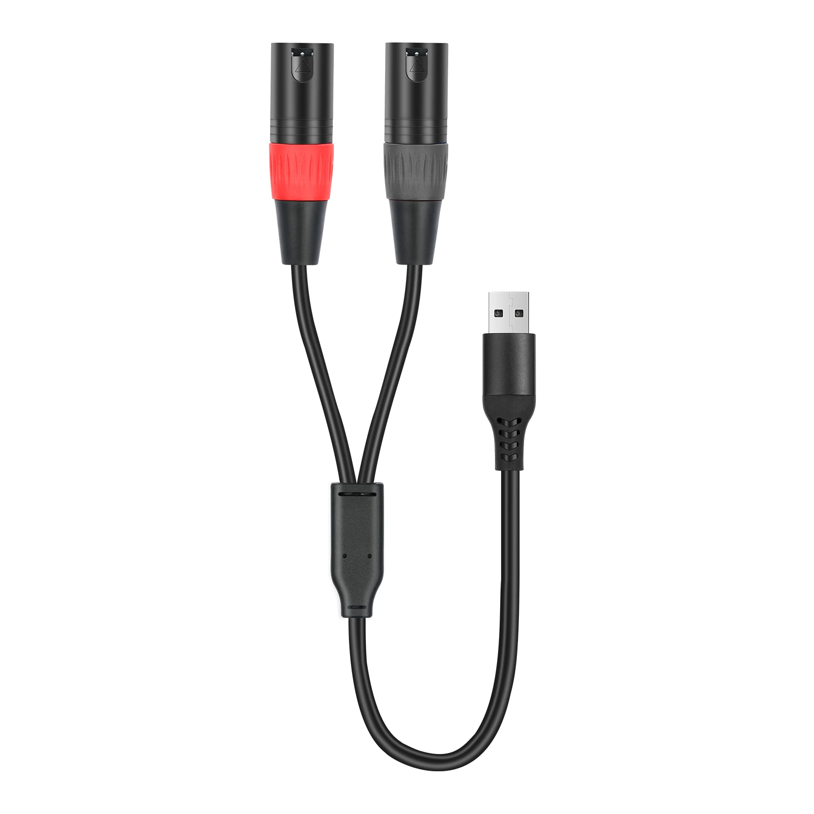 

Кабель USB-A на 2 XLR (штекер), 1/2/3 м, для стереоаудио, для усилителя мощности и колонок