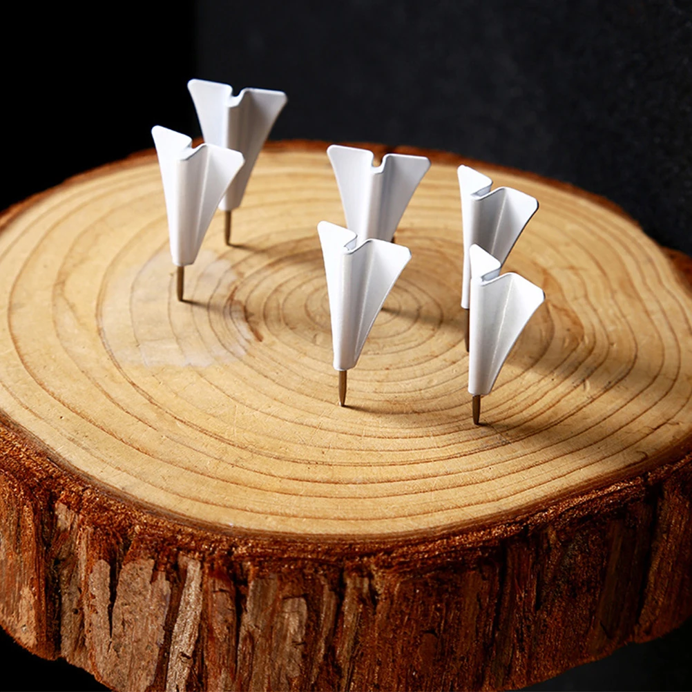 

12Pcs Creative Cork Airplane Push Pin MultiFunction Thumbtacks Delicate Map Accessories Bulletin Board Tack