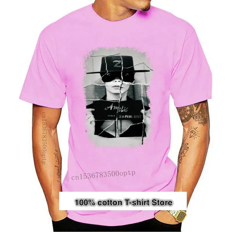 Новинка, Мужская футболка с принтом Одри таутоу Зоро Amelie, черная одежда 6-A-137