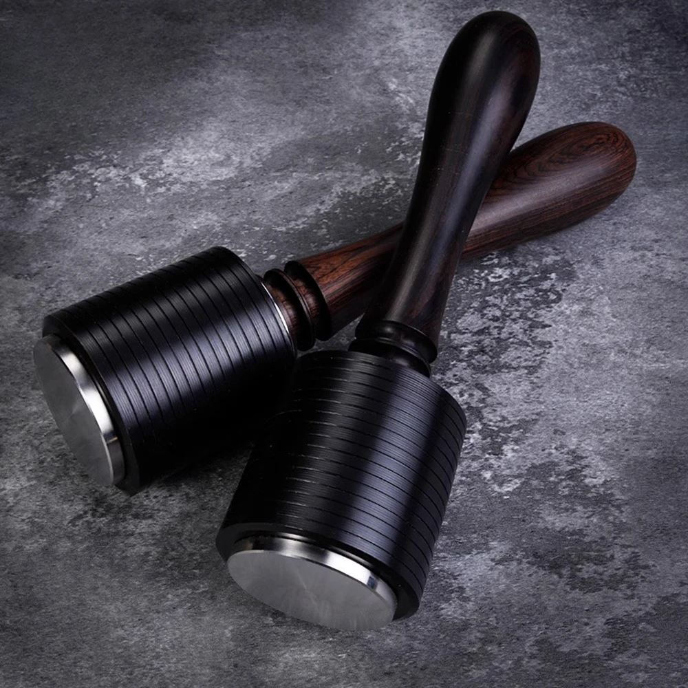 Extended handle nylon hammer handmade rhombus chopping hammer leather carving tool cobbler tool PA66 nylon material
