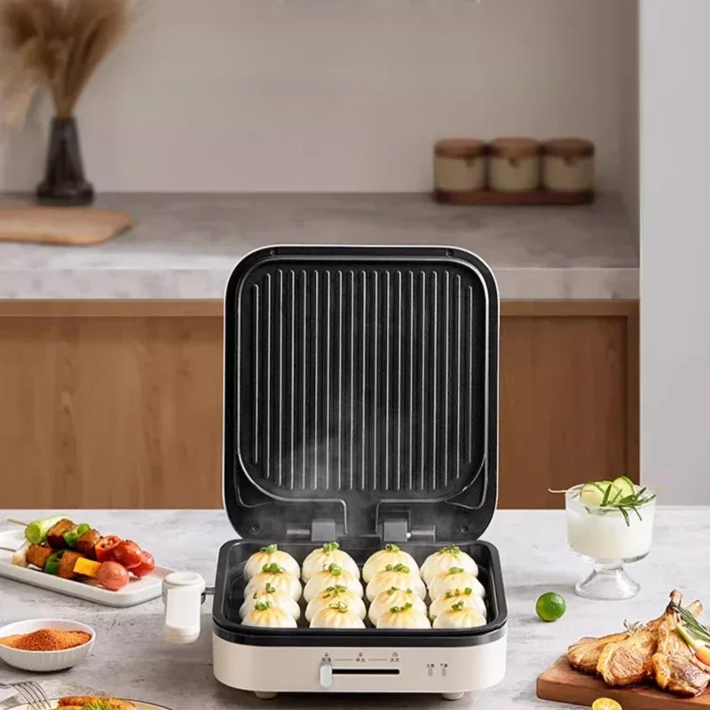 両面電気ベーキングパン,パンケーキ,家庭用暖房,取り外し可能で洗える