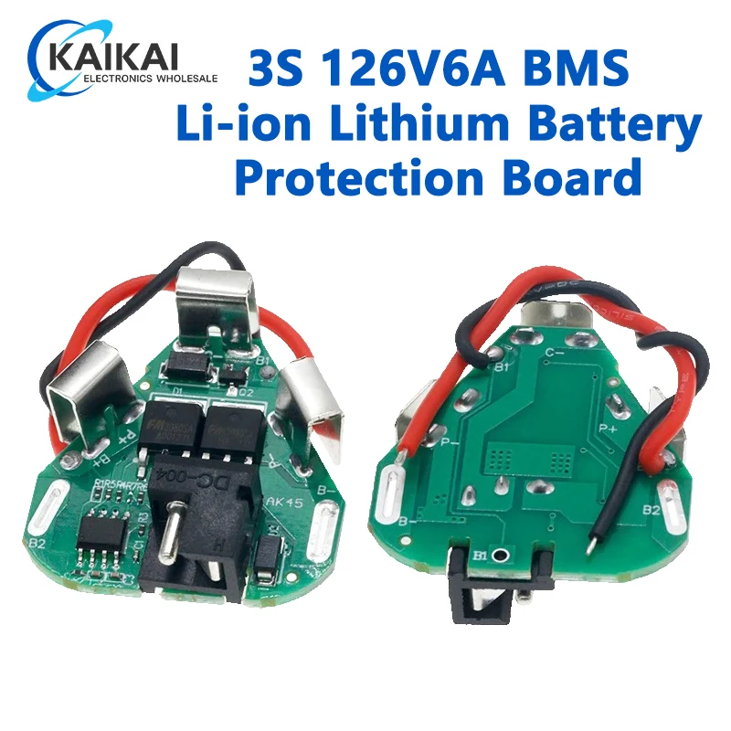 3S 12.6V 6A BMS Li-ion Lithium Battery Protection Board 18650 Power Bank Balancer Battery Equalizer Board for Electric Drill