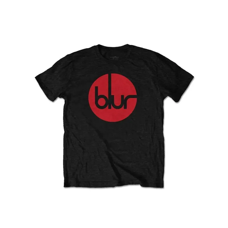 

BLUR Fuzzy Band Британский Рок Панк Музыка Мода Свободные Точечные Американские Повседневные Прямые Спрей С Коротким Рукавом Y2K Уличная Футболка