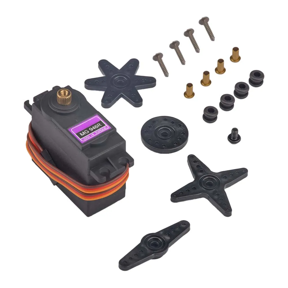 Imagem -05 - High Torque Metal Gear Servo para rc Car 13kg Hsp Hpi Wltoys Kyosho Traxxas 10 Avião Helicóptero Mg946r