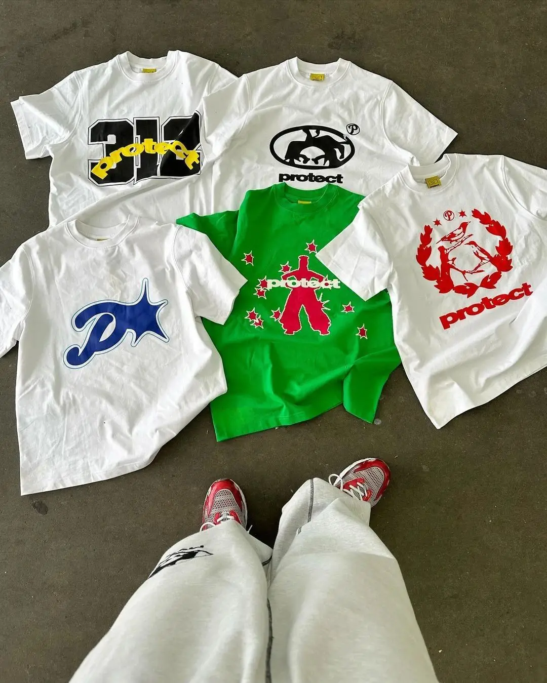 American Trend Street Casual Simple Printed T-shirt Women Hundred Loose Kpop Oversized T Shirt Y2k Vintage Clothes