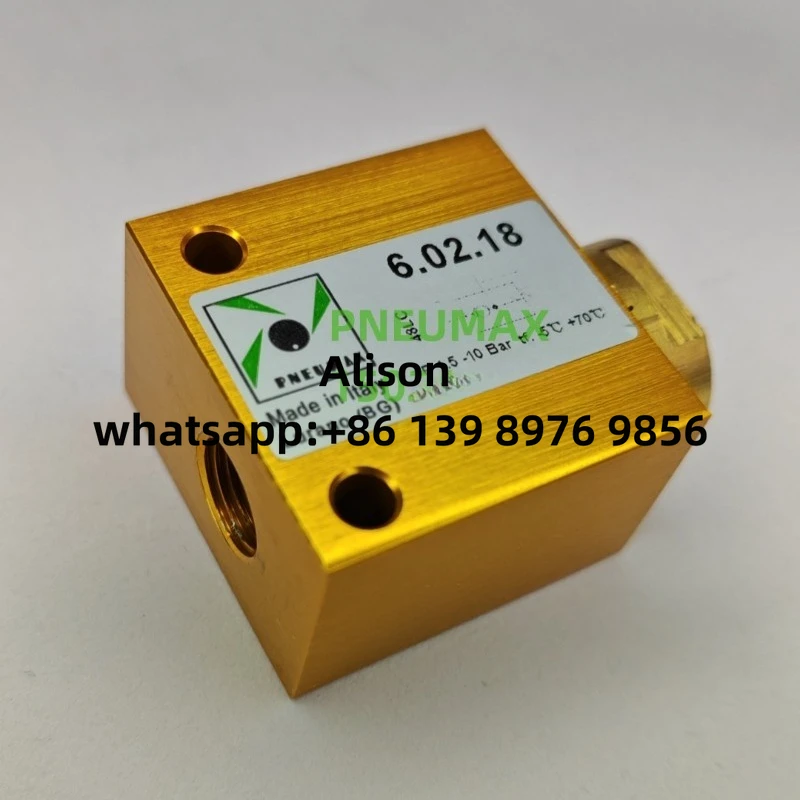 

6.02.12 6.02.14 6.02.18 Италия PNEUMAX быстрый выпускной клапан для глажки, печати и окрашивания оборудования