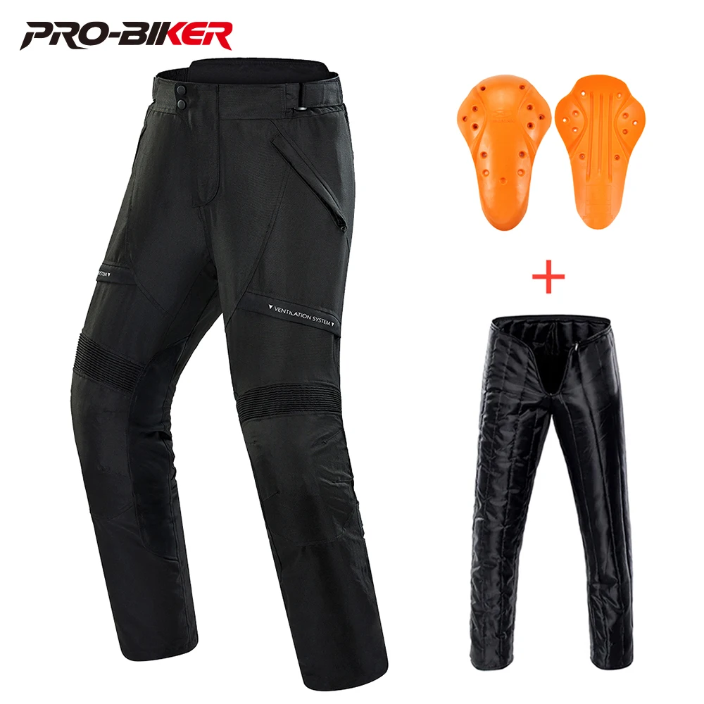 

Four Seasons Motorcycle Pants Warm Windproof Outdoor Motocross Riding Pants With Protective Gear Wear-resistant Moto Pants