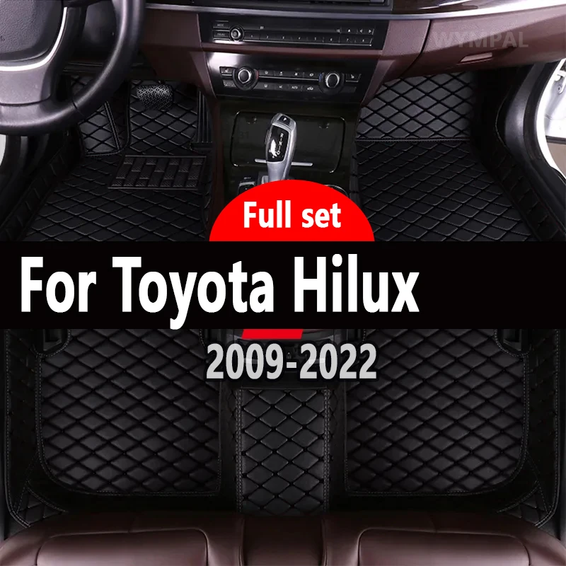 Car Floor Mats For Toyota Hilux 2022 2021 2020 2019 2018 2017 2016 2015 2014 2013 2012 2011 2010 2009 Custom Carpets Cover Rug