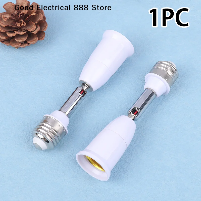 【G】1pc Universal E27 To E27 Holder Extender For E27 Socket Adjustable E27 To E27 Base Converter For Screw Bulb Extension Adapter