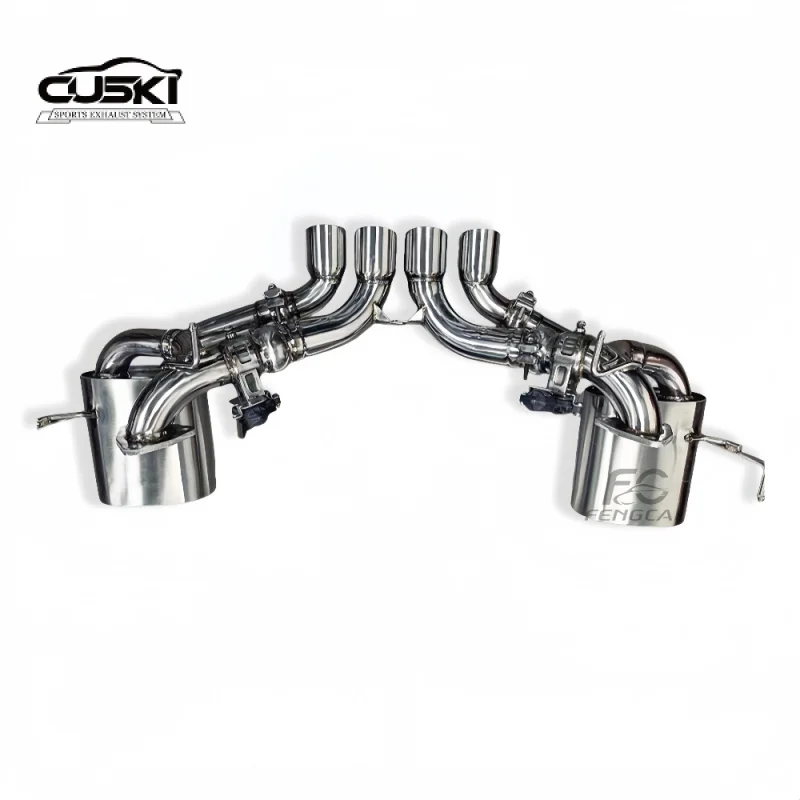 

Модификация выхлопной системы автомобиля, выхлопные трубы Cat-back для Acura NSX 3.5T 2016-2022, клапан из нержавеющей стали, глушитель выхлопной системы