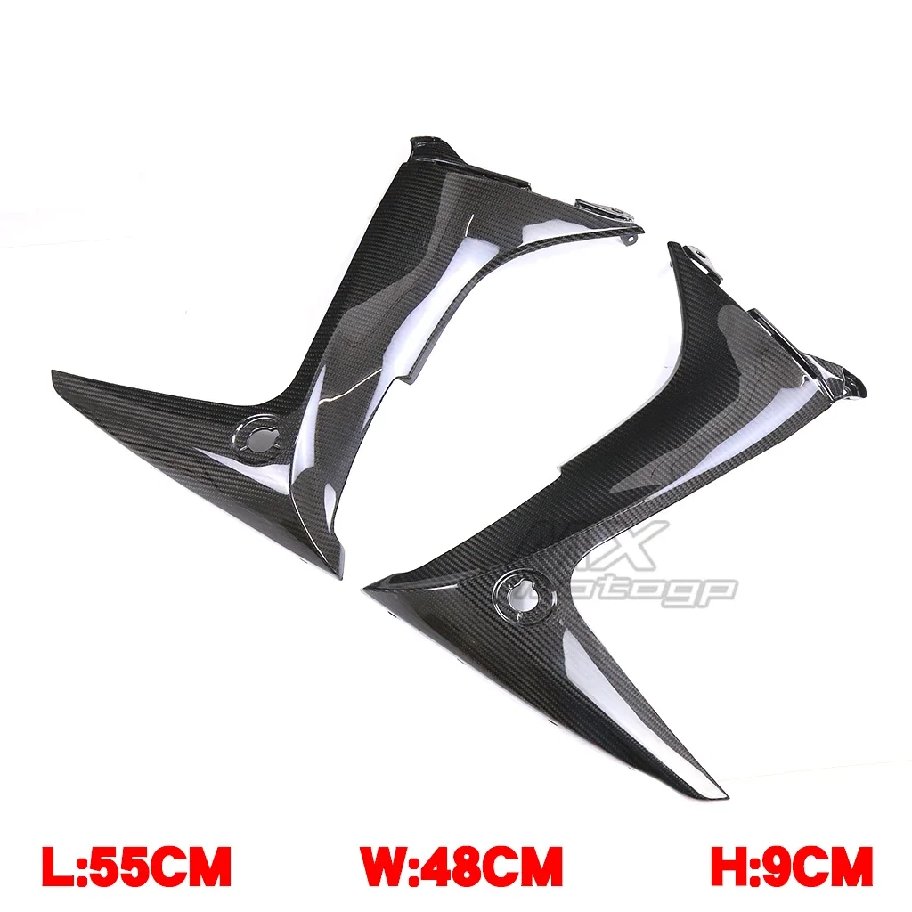 Carbon Fiber Side Panels Spoiler Cover Cowl For YAMAHA TMAX560 TMAX 560 2020-2022 T-MAX 530 17-19 Motorcycle Parts Fairing Kits