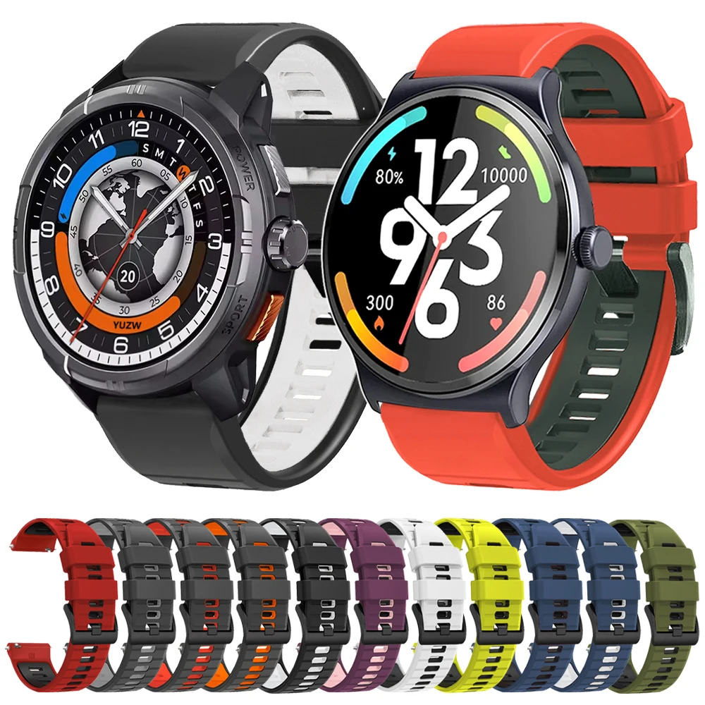 22mm 20mm Watches Band For HAYLOU Solar Ultra Watch Strap For Haylou Watch 2 Pro(LS02 Pro)/RS5/R8/S8/Solar 5/RT3 Sports Bracelet