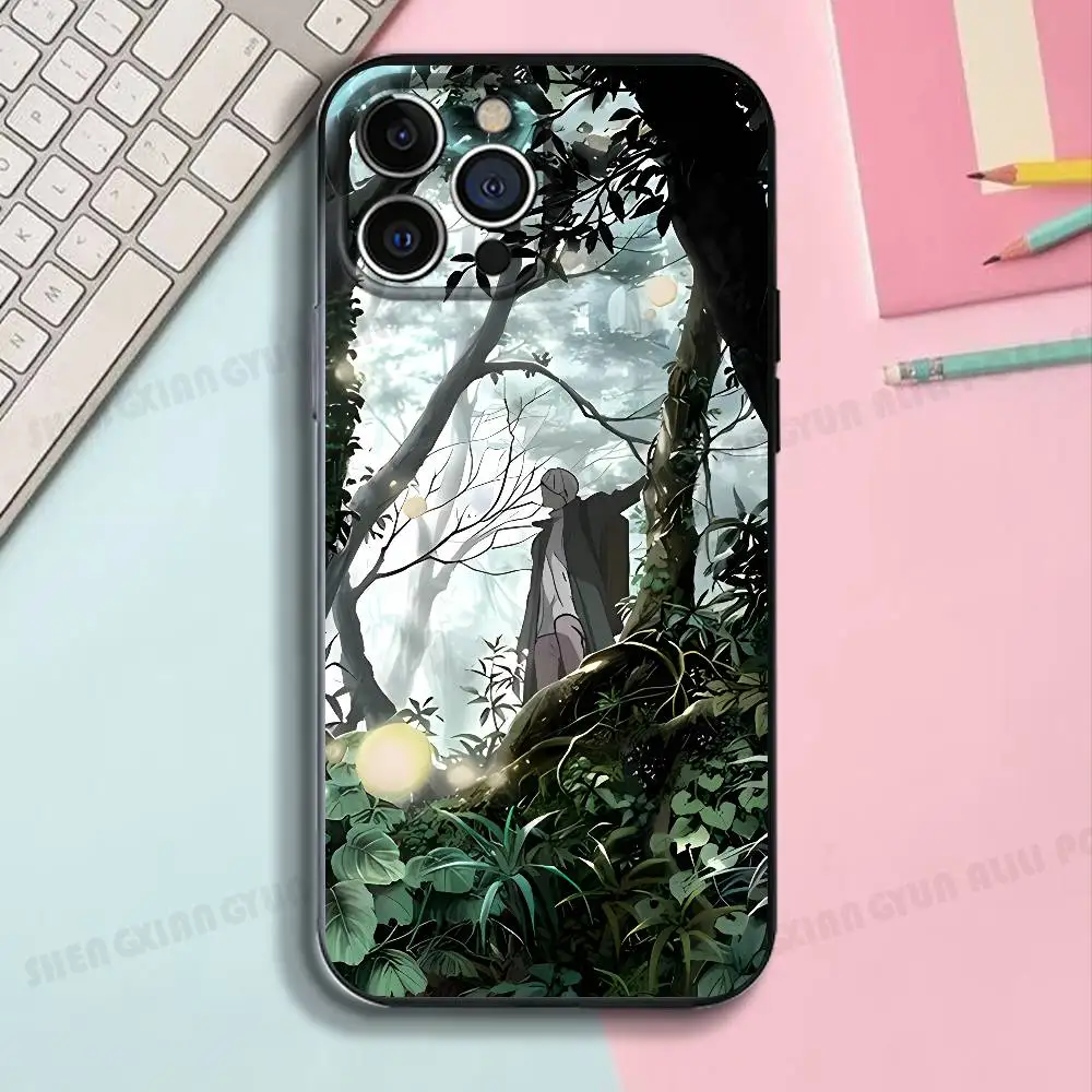 Anime Mushishi Silicone Phone Case For IPhone 17,16,15,14,13,12 X XS Plus Pro Max SE Shockproof Soft Cover view 2