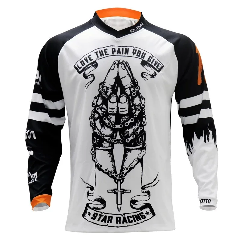 

Spring And Autumn Quick-drying Roller Skating Downhill Suit Men's Long Sleeve Mountain Bike Motorcycle Riding Suit Outdoor