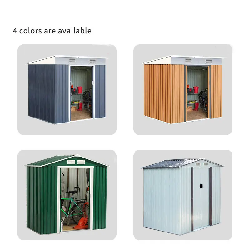 Outdoor Garden Storage Tool Room Assembly Simple Temporary Room Outdoor Utility Room Roof Removable Mobile House