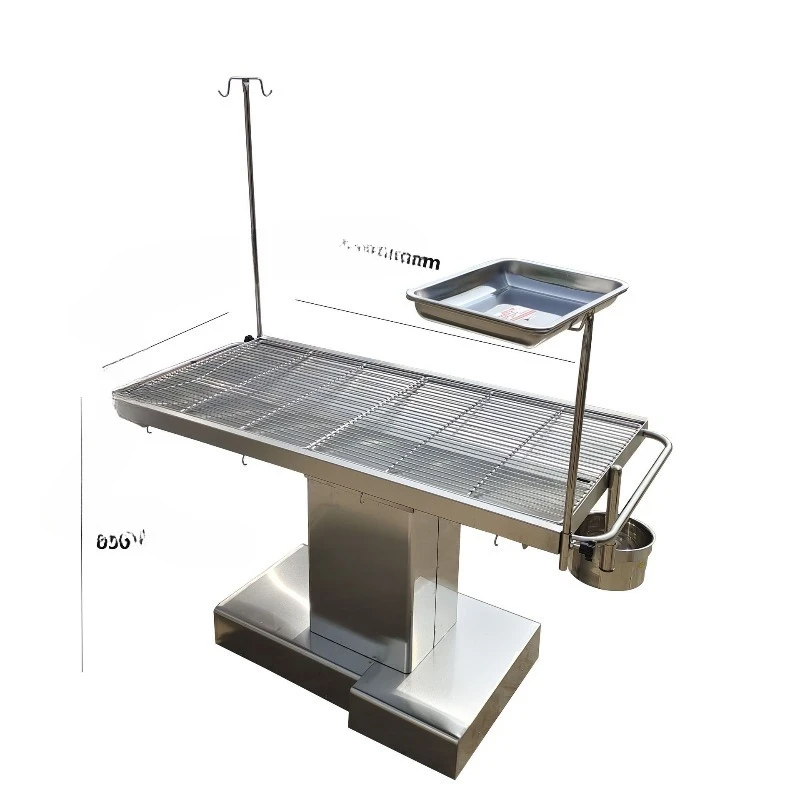 

Pet animal lifting thickened stainless steel treatment table hospital dog and cat treatment table