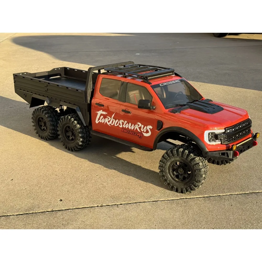 RC Crawler CNC Machined Aluminum Rear Bed Panel Mod Parts Customized For 1/5 CROSSRC EMO XXL2 6x6 Offroad Truck Accessories