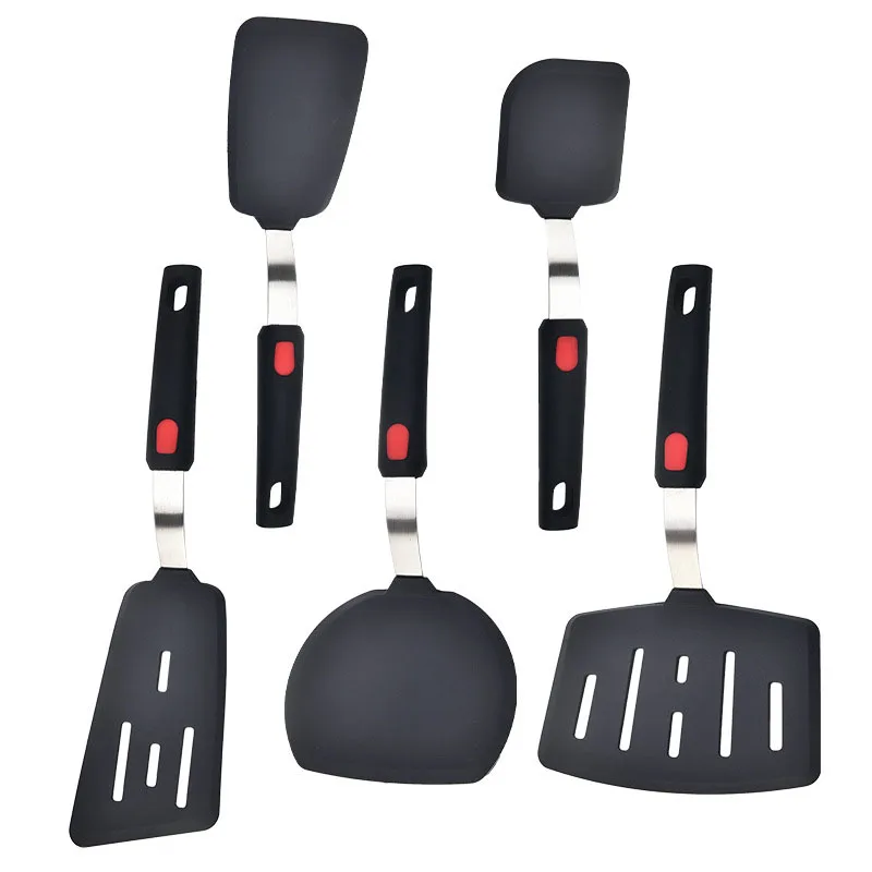 

Stylish and versatile kitchen cooking tool 5-piece set is easy to clean and durable for egg burgers and other flips