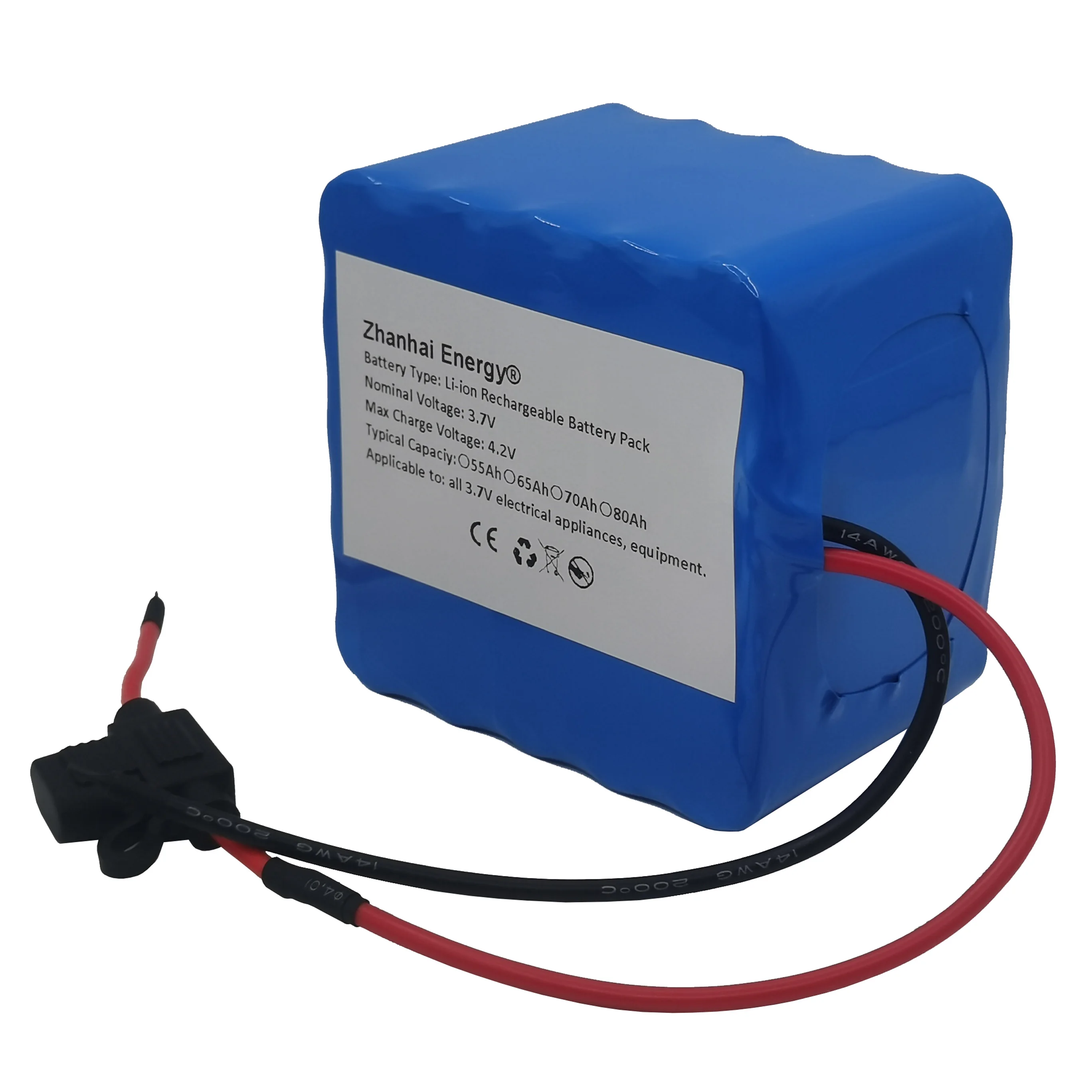 3.7V 80Ah 70Ah 65Ah 55Ah Li-Ion ładowalny akumulator 1S 25P dla 3.7V wszystkie urządzenia regulator ładowania słonecznego nowy konfigurowalny