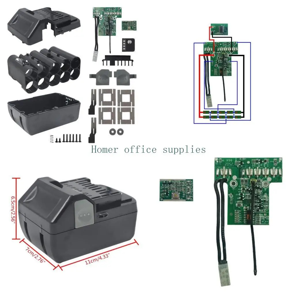 

Профессиональная батарея K43B Профессиональная батарея BSL1830 Литий-ионная батарея для корпуса платы PCB для батарейного ящика