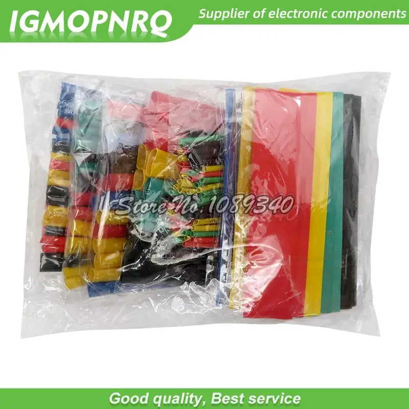 

164pcs/Set Heat shrink tube kit Insulation Sleeving termoretractil Polyolefin Shrinking Assorted Heat Shrink Tubing Wire Cable