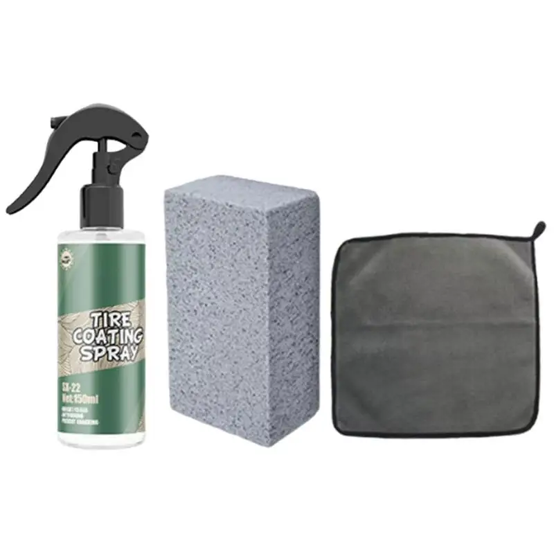 

Очиститель шин и колес, 150 мл, долговечный набор спреев для чистки колес, полировальный агент для правки шин, детализация автомобиля, шины с