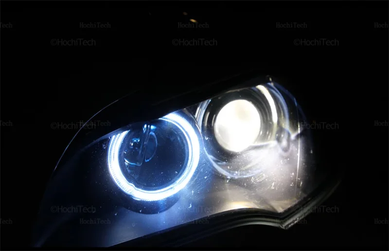 Do BMW X5 X5M E70 X6 X6M E71 E72 2007-2011 40W Białe H8 LED Angel Eyes Pierścienie Oświetleniowe Boczne Białe Żarówki LED Reflektor Samochodowy