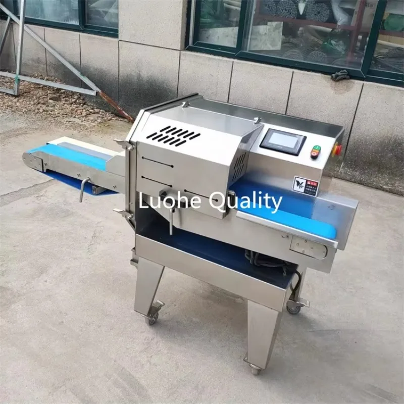 Commercial Chicken Breast Slicing Machine Full Automatic Beef Meat Slicer Machine Fruit Vegetable Meat Slicing Machine
