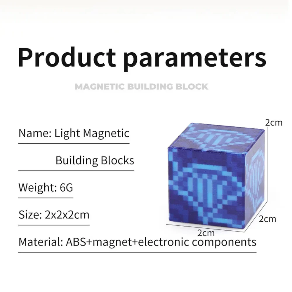 Magnetyczne Klocki Konstrukcyjne Świat Górniczy Kostka Świat Magnetyczny Zestaw dla Dzieci DIY Model Dziecięcy STEM Najlepsza Zabawka Sensoryczna Montessori