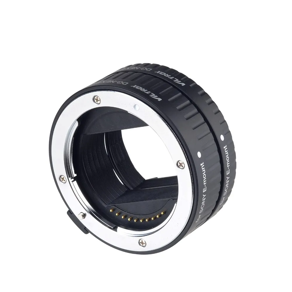 Viltrox DG-NEX Auto Focus Macro Extension Tube Lens Adapter for Sony E Mount Camera A9 A7II A7RII A7SII A6500 A6300