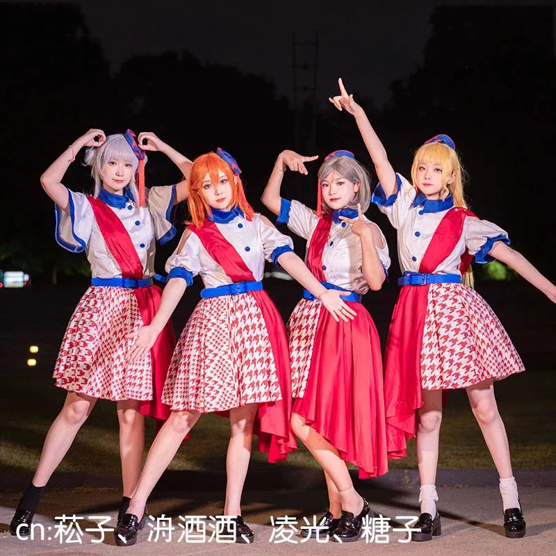 COS-KiKi Anime LoveLive! Liella Star!! True Dreams OP1 Shibuya Kanon Arashi Chisato Tang Keke SJ Uniform Cosplay Costume Women