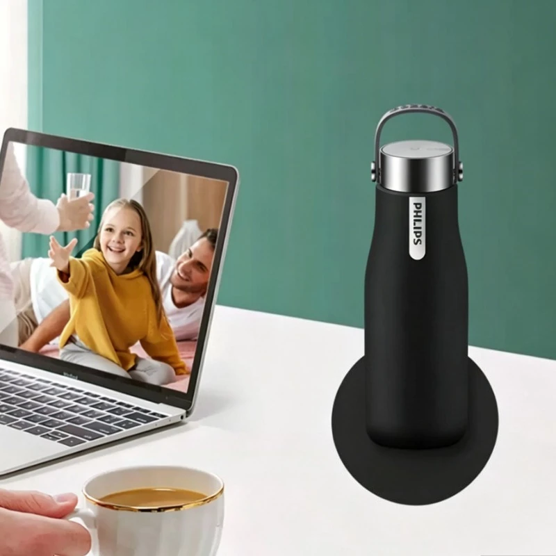 Philips UV Sterilization Insulated Bottle Double Wall Vacuum Seal No Spill Driving Hiking Daily Drinking Cup