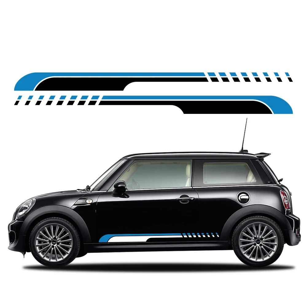 Car Door Side Sticker Vinyl Decoration For MINI John Cooper S JCW F55 F56 F57 R55 R56 R60 F60 Countryman Auto Tuning Accessories