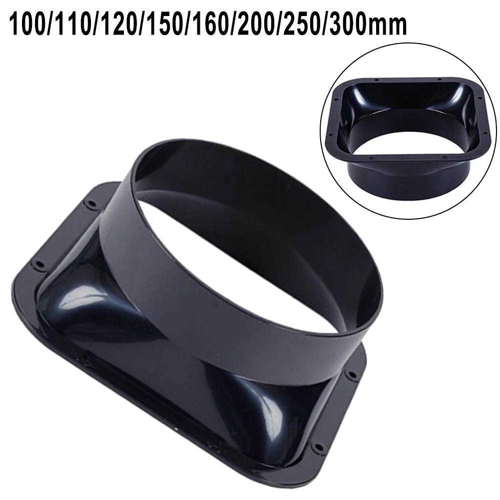 8-типный соединитель воздуховода с квадратным фланцем, АБС-пластик для шланга диаметром 100-300 мм, обратный клапан для ванной комнаты, кухни, детали вентилятора