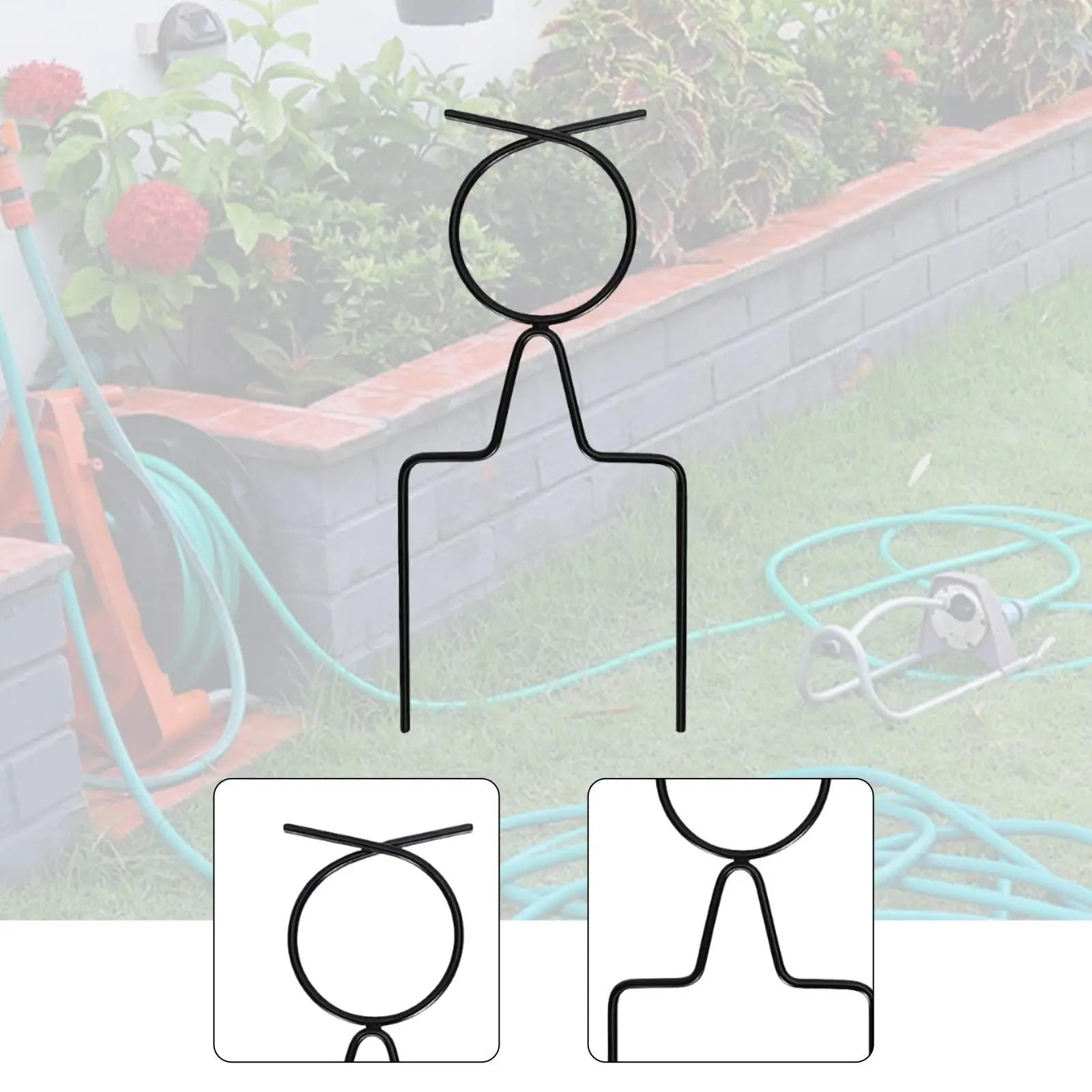 10x Garden Hose Guide Spike Hose Guides Hoses Pulling Stand Sturdy Auxiliary Water Hoses Support Stakes for Lawn Protection