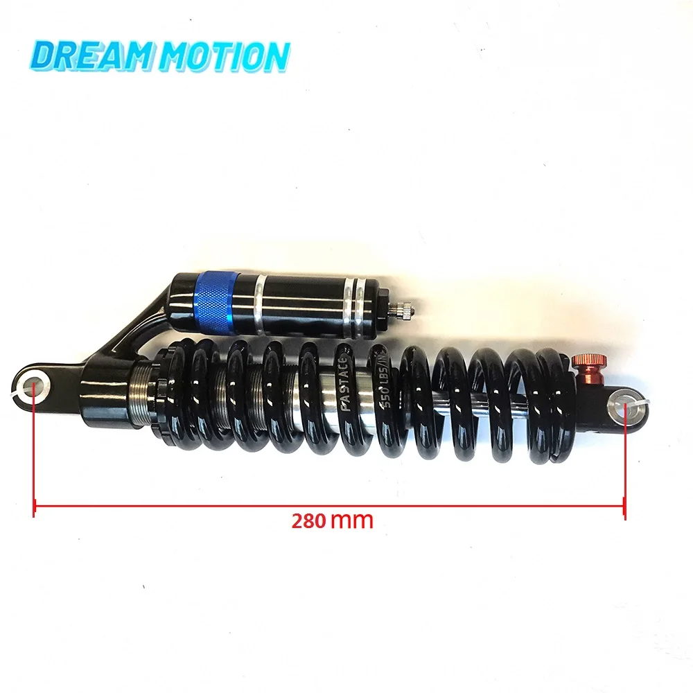 Fastace 280mm BDA51RC/BS58RC Rear Shock with Reservoir 550lbs For Pit Dirt Monkey Dax Bike ATV Motorcycle