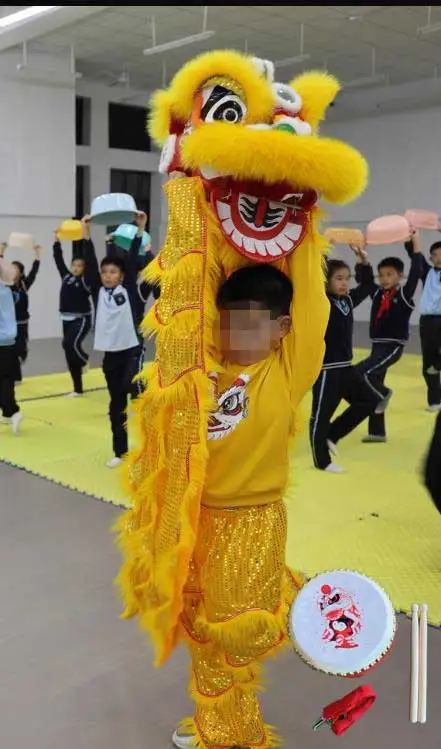 

Royal 14 inch Lion Dance Costume Pants Drum 5-12 Age Child Kid Play Party Performance Outdoor Parade Event Stage Mascot China