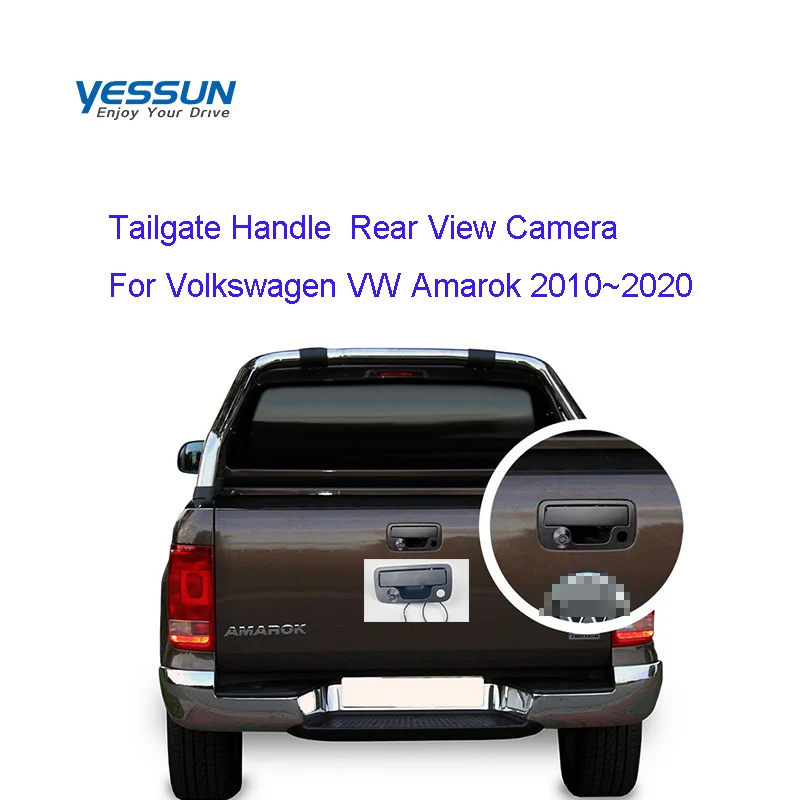 

FHD Tailgate Handle Rear View Camera for Volkswagen VW Amarok 2010~2020 car truck reverse camera OEM pickups