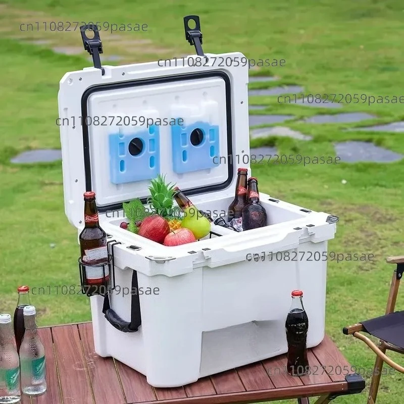 Insulation Portable Camping Fishing Refrigerator with Hard Shell Ice Pack for Outdoor Use