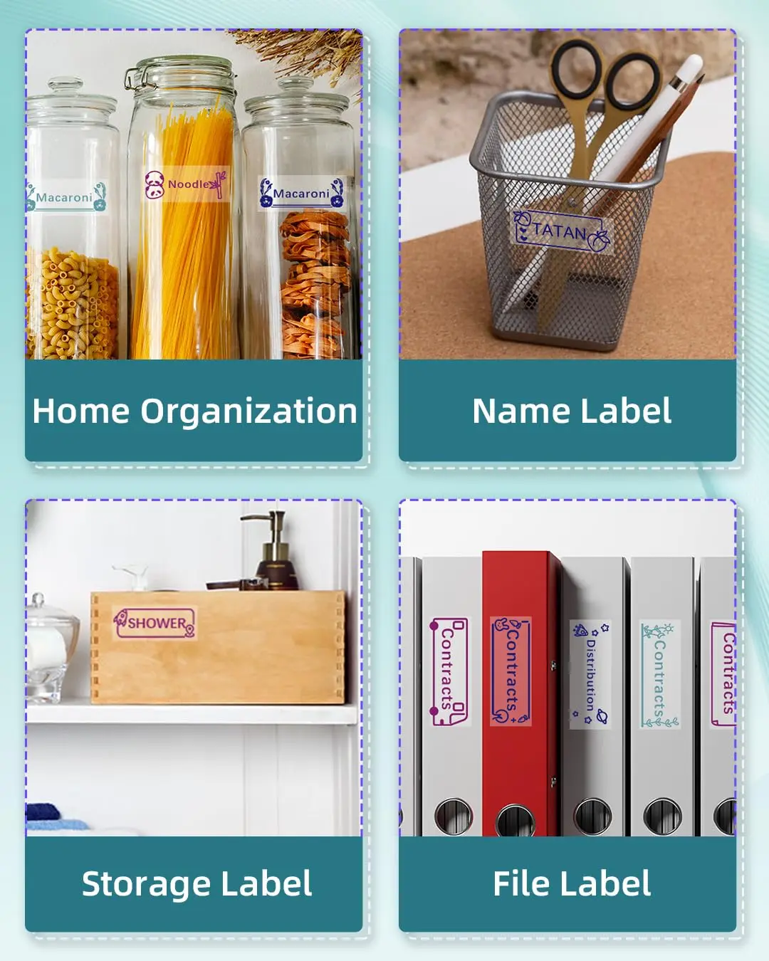 D30 تسميات الحرارية الشريط واضح/الأزرق/الوردي تسميات 14x30 مللي متر 210/لفة الشريط الحراري مقاوم للماء ل D30/P11 المطبخ/التجزئة/ملصقات الهدايا