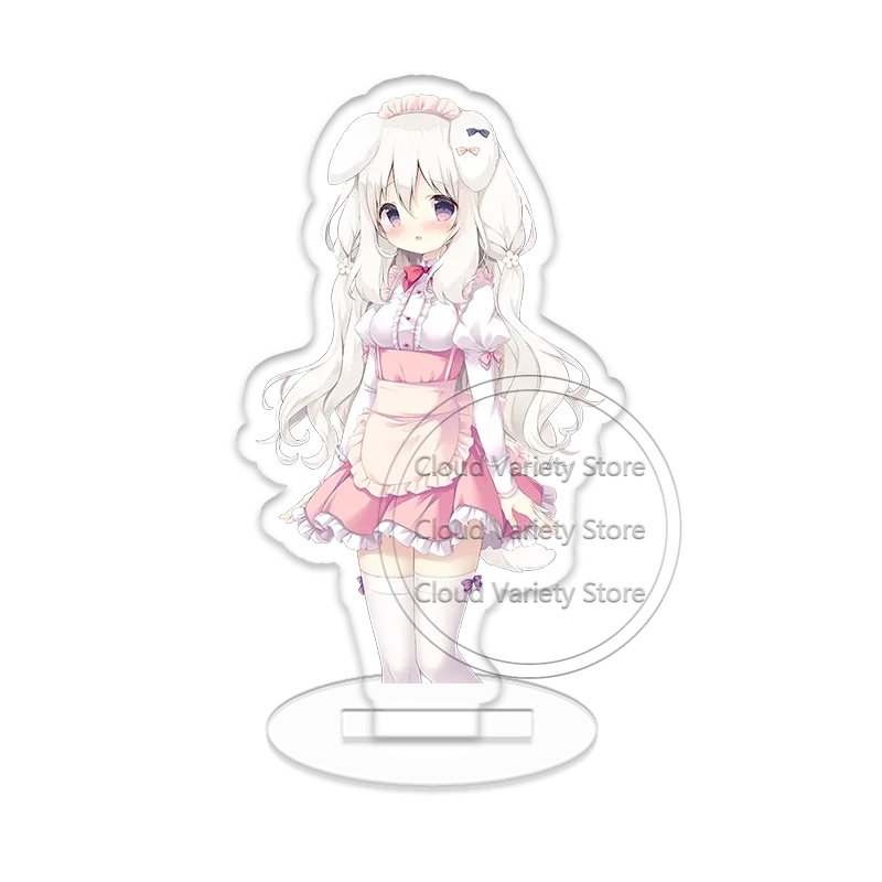 Amairo Chocolate Girl Anime Figure Ornament Stand Collectible Ichigo Cat Girl Chieri Mikuri Game Decor Accessories Birthday Gift view 6