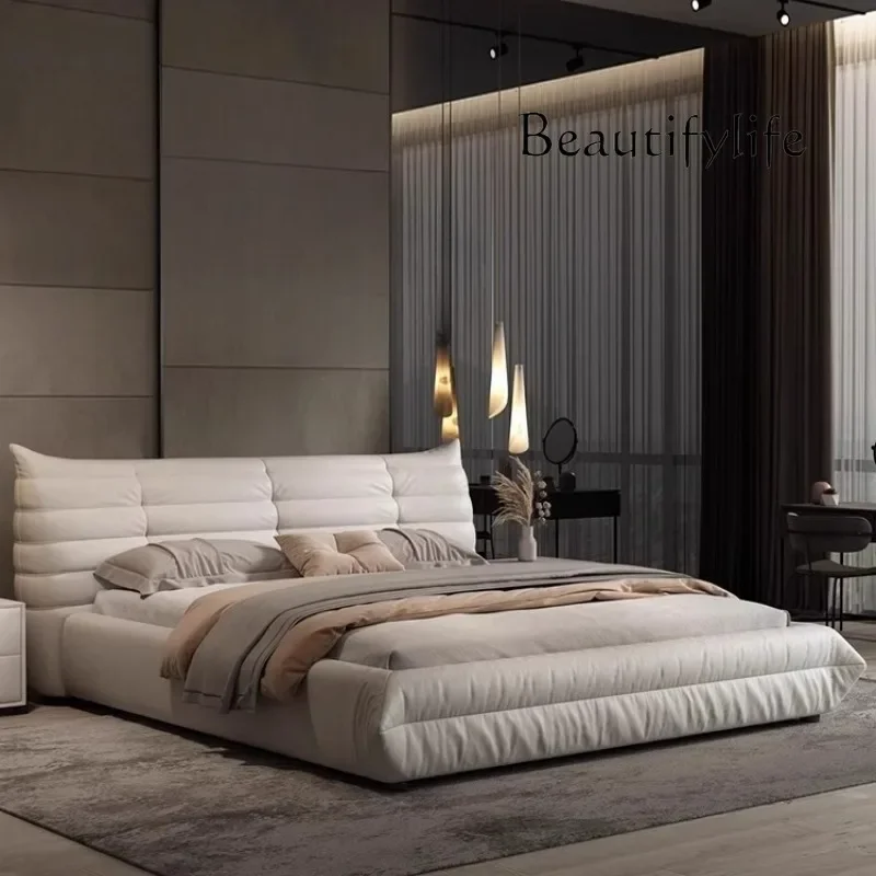 

XX T King Minimalist Bed Nordic Twin Headboards Double Bed Queen Modern Camas De Matrimonio Dormitorio Bedroom