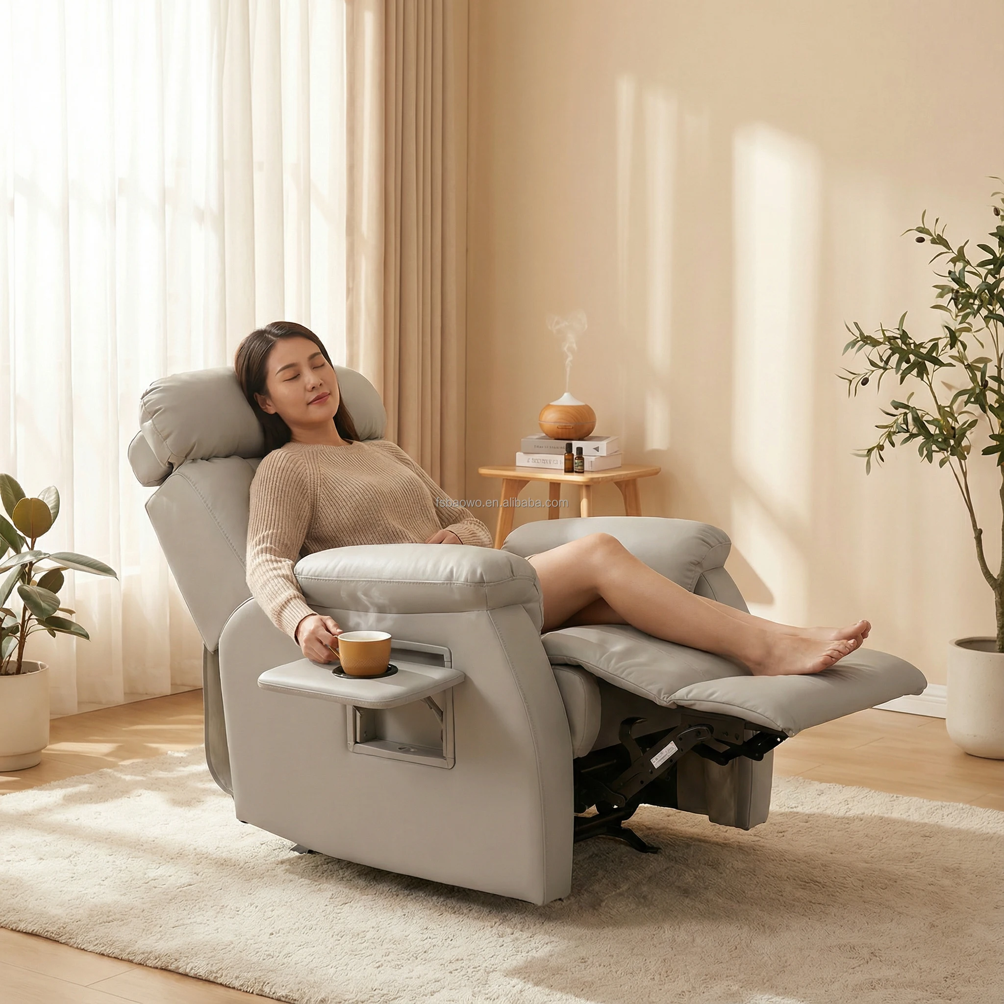 

High Quality Factory Direct PU Massage Chair Electric Kneading Adjustable Seat Backrest Universal Voltage for Spa Nail Salon Use