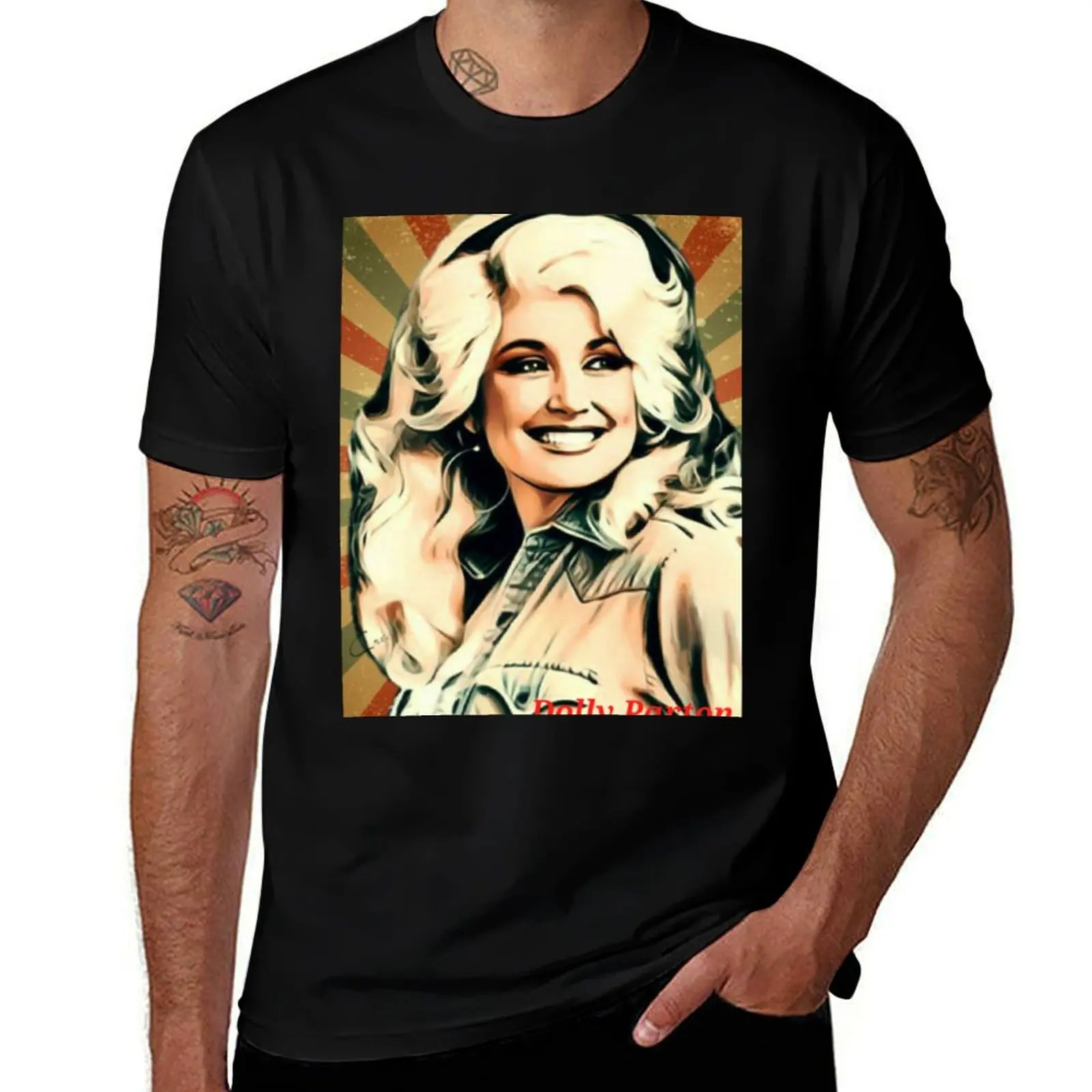 

Dolly Parton T-Shirt Big Size Simple T-Shirt