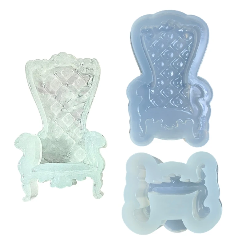 Flexible Throne Shaped Silicone Mold Realistic Throne Accessory Resin Mold Dripping Mold for Fashion Designers